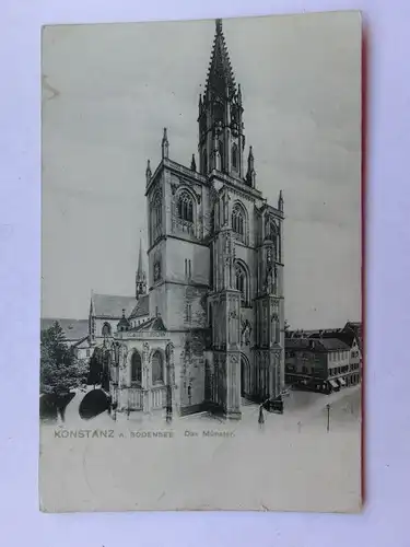 Alte AK Konstanz Bodensee Münster 1907 [aS242]