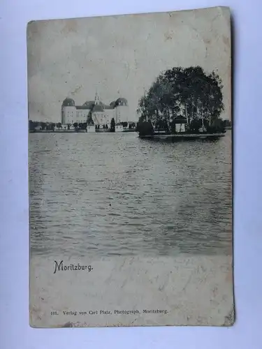 Alte AK Schloß Moritzburg Dresden 1904 [aS252]