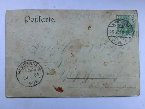Alte AK Schloß Moritzburg Dresden 1904 [aS252]