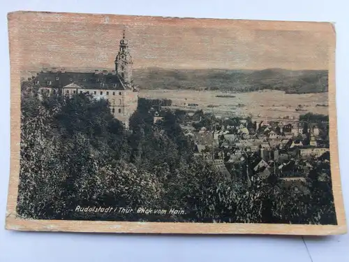 Alte AK Rudolstadt Thüringen [aS259]