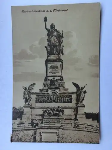 Alte AK Rüdesheim Nationaldenkmal [aS273]