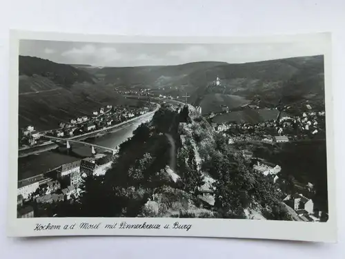 Alte AK Kochem Cochem mit Pinnerkreuz u. Burg [aS274]