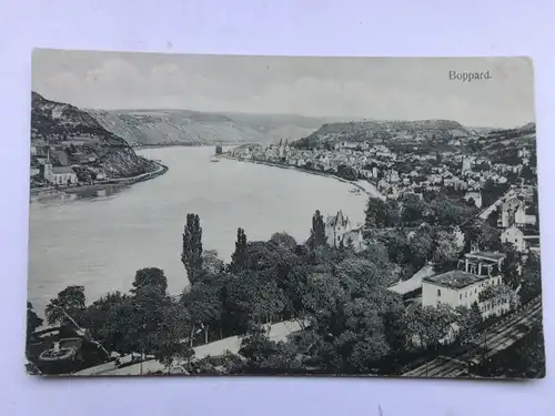 Alte AK Boppard Rhein [aS275]
