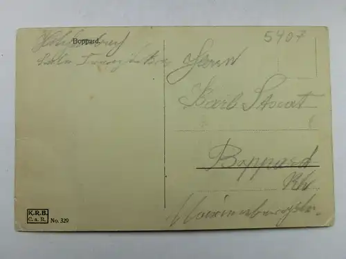 Alte AK Boppard Rhein [aS275]