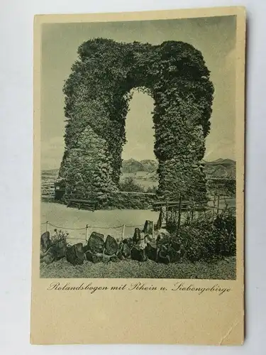Alte AK Rolandsbogen Siebengebirge [aS281]