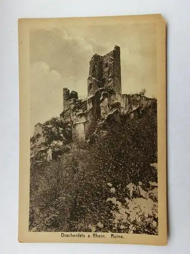 Alte AK Drachenfels Rhein [aS282]