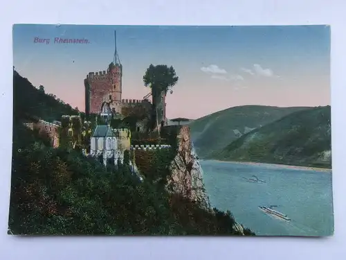 Alte AK Burg Rheinstein [aS289]