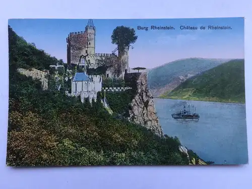 Alte AK Burg Rheinstein [aS291]