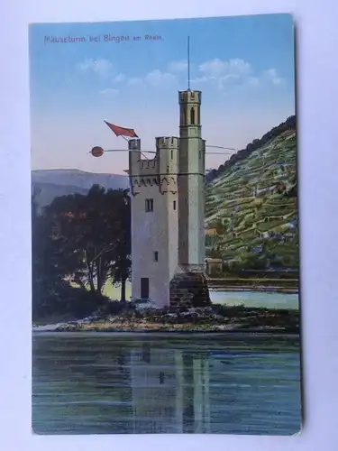 Alte AK Bingen Mäuseturm [aS293]