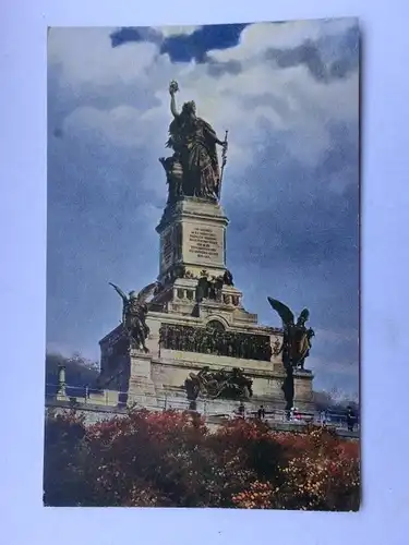 Alte AK Rüdesheim Nationaldenkmal [aS294]