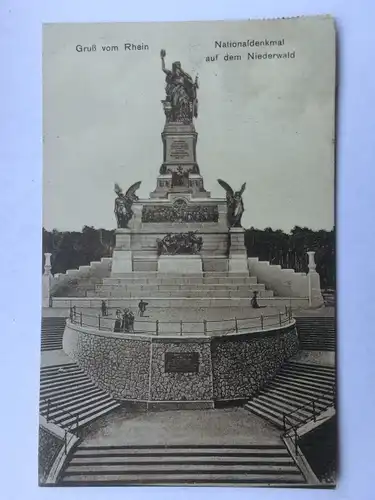 Alte AK Rüdesheim Nationaldenkmal [aS295]