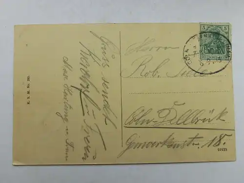 Alte AK Rüdesheim Nationaldenkmal [aS295]