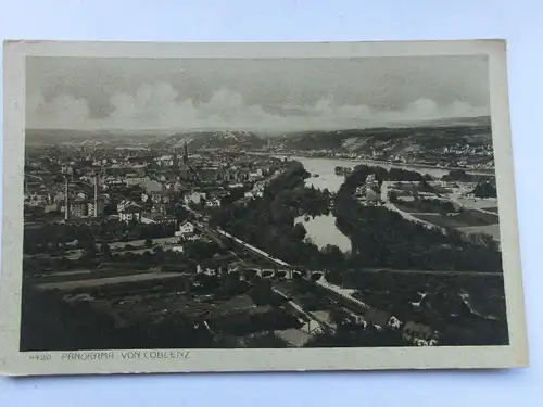 Alte AK Coblenz Koblenz Panorama [aS316]