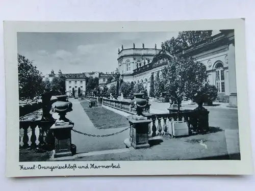 Alte AK Kassel Orangerieschloß u. Marmorbad [aS317]