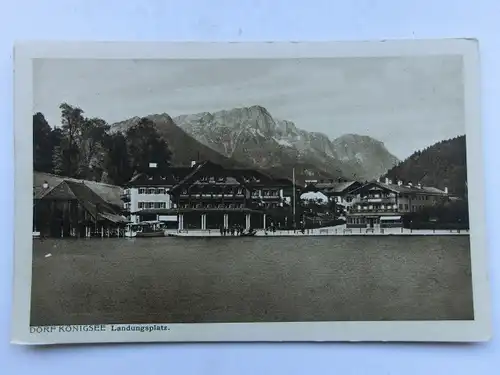 Alte AK Berchtesgaden Königsee Landungsplatz [aS322]