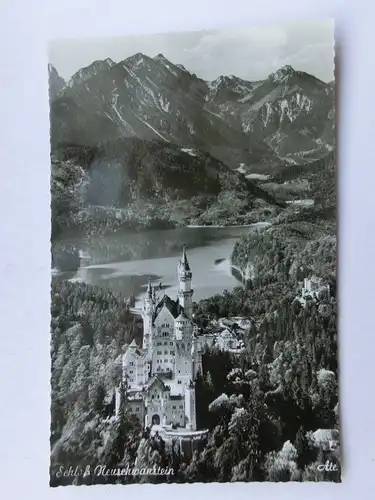 Alte AK Schloß Neuschwanstein Füssen [aS339]