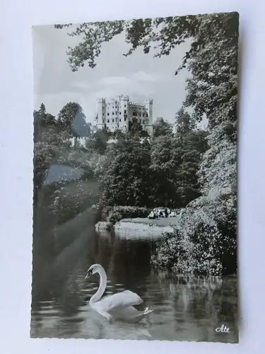 Alte AK Schloß Hohenschwangau Füssen [aS340]