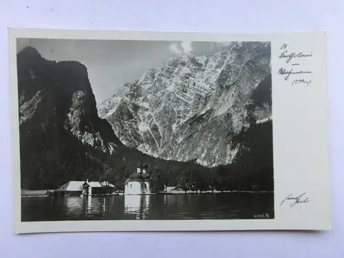 Alte AK Berchtesgaden St. Bartholomä Königssee [aS356]