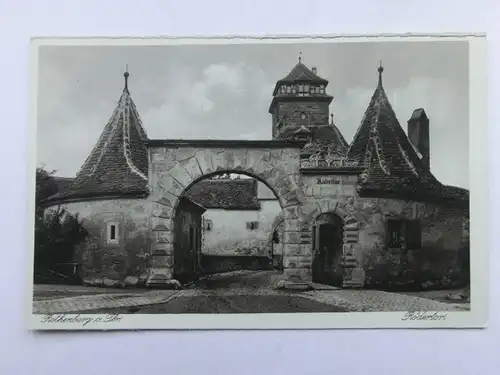 Alte AK Rothenburg Tauber Rödertor [aP25]