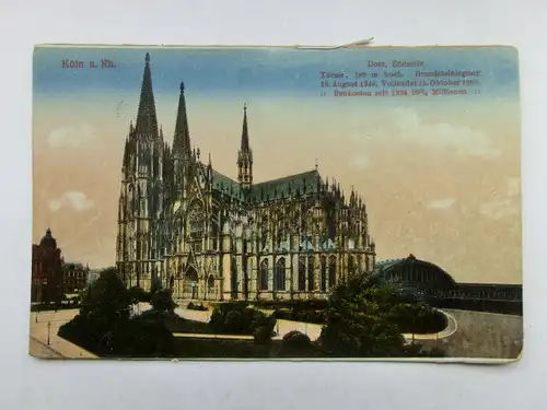 Alte AK Köln Dom Südseite [aP32]