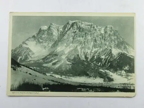 Alte AK Zugspitze Wetterstein Ehrwald Alpen [aP40]