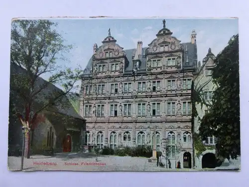 Alte AK Heidelberg Schloß Friedrichsbau [aP47]