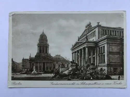 Alte AK Berlin Gendarmenmarkt Schauspielhaus [aP58]