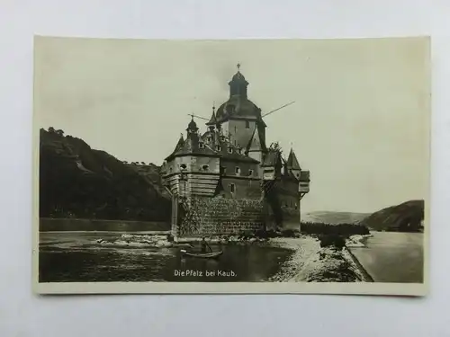 Alte AK Die Pfalz bei Kaub Rhein [aP68]