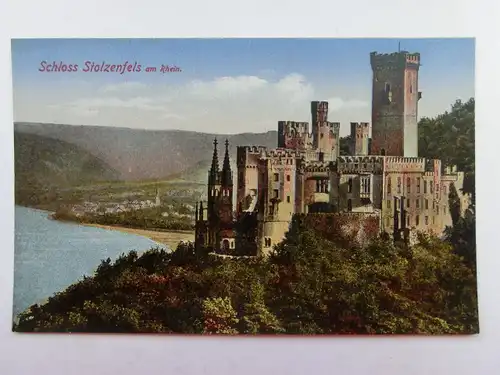 Alte AK Schloß Stolzenfels [aP686]