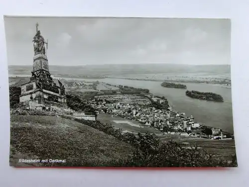Alte AK Rüdesheim Nationaldenkmal [aP700]