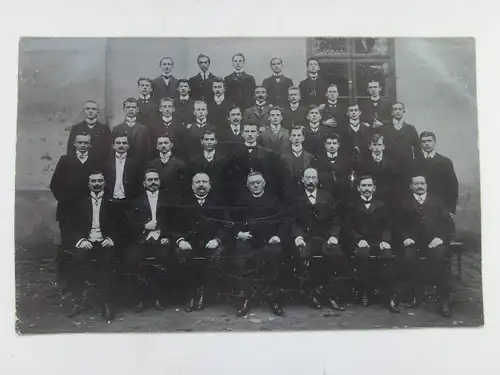 Alte AK Fotokarte Gruppenfoto Männer um 1925 [aU2]