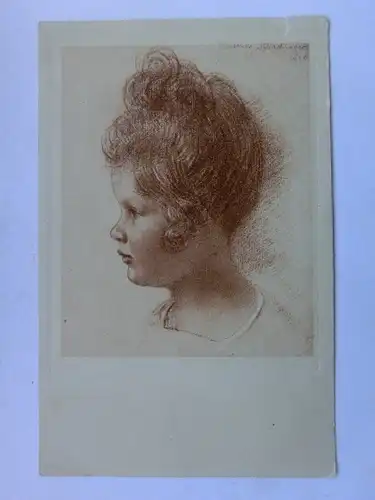 Alte AK Künstlerkarte Walter Schachinger Mädchen [aU106]
