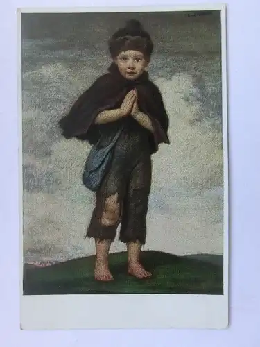 Alte AK Gemäldekarte Deutsche Kinderhilfe l. v. Zumbusch [aU128]