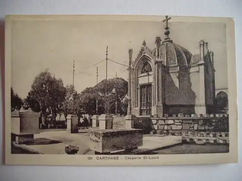 Alte AK Nordafrika Maghreb Tunesien Carthage Karthago [B535]