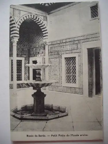 Alte AK Nordafrika Maghreb Tunesien Tunis Musee du Brado [B543]