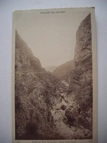 Alte AK Nordafrika Maghreb Algerien Chabet el Ahkra [B586]