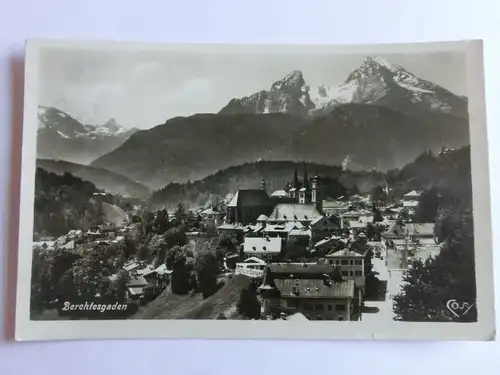 Alte AK Berchtesgaden mit Watzmann Schönfeldspitze [aU164]