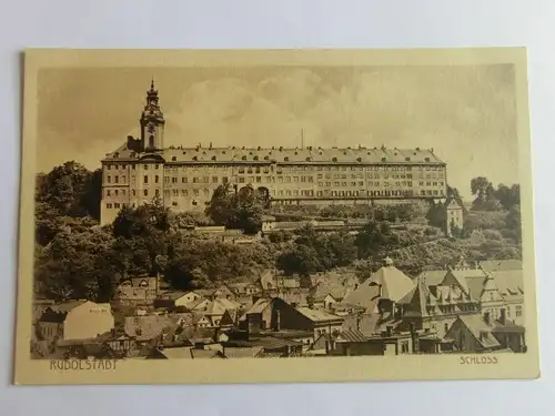 Alte AK Rudolstadt Schloss [aU172]