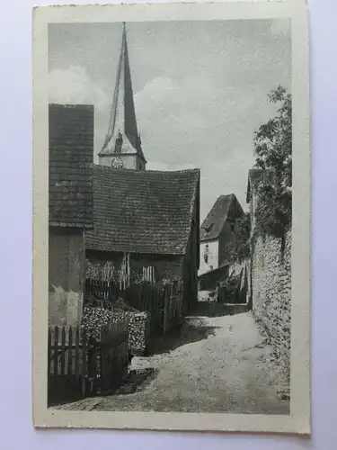 Alte AK Unbekannter Ort Kirche Stempel Rabenau [aU179]