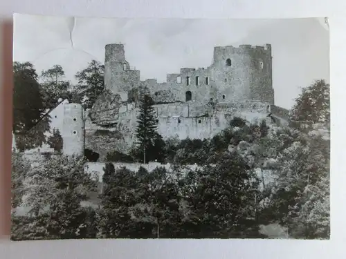 Alte AK Burgruine Frauenstein im Erzgebirge [aU208]
