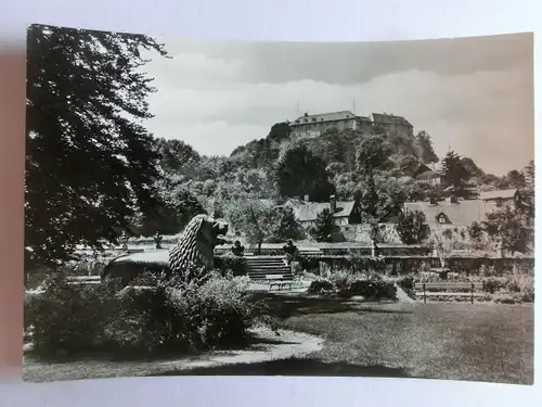 Alte AK Blankenburg Harz Terrassengarten [aU209]