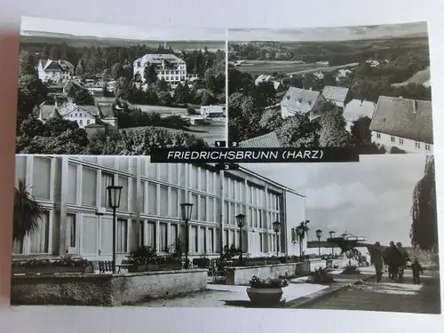 Alte AK Friedrichsbrunn Harz Mehrbildkarte [aU234]