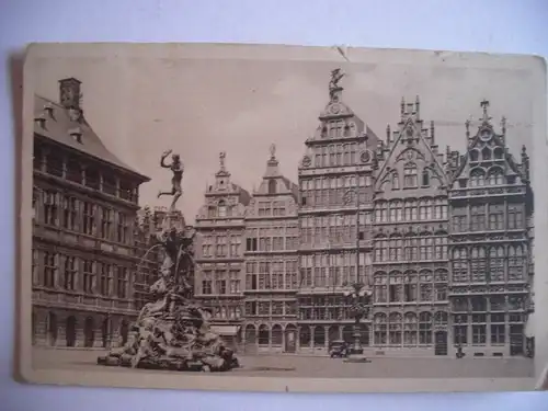 Alte AK Anvers Antwerpen Groote Marktplaats [B631]