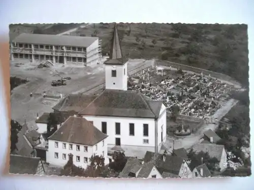 Alte AK Fotokarte  Unbekannte Kirche Friedhof Düsseldorf ??? [W154]