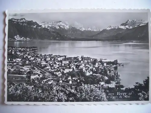 Alte AK Vevey et Dents du Midi [W483]