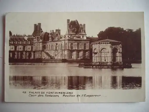 Alte AK Palais de Fontainebleau 1934 [W499]