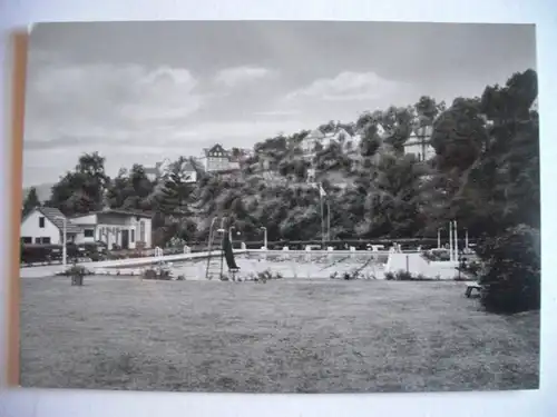 Alte AK Spangenberg Schwimmbad [W132]