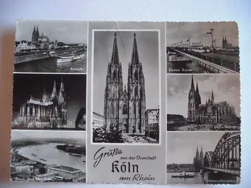 Alte AK Köln Mehrbildkarte [W144]