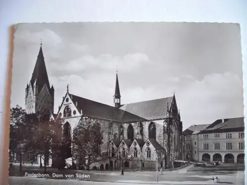 Alte AK Paderborn Dom von Süden [W175]