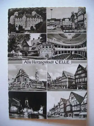 Alte AK Celle Mehrbildkarte [W197]